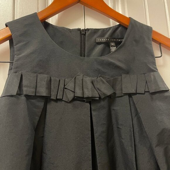 Vintage Robert Rodriguez Pleated Bubble Mini Dress – Size 4 - Picture 4 of 8